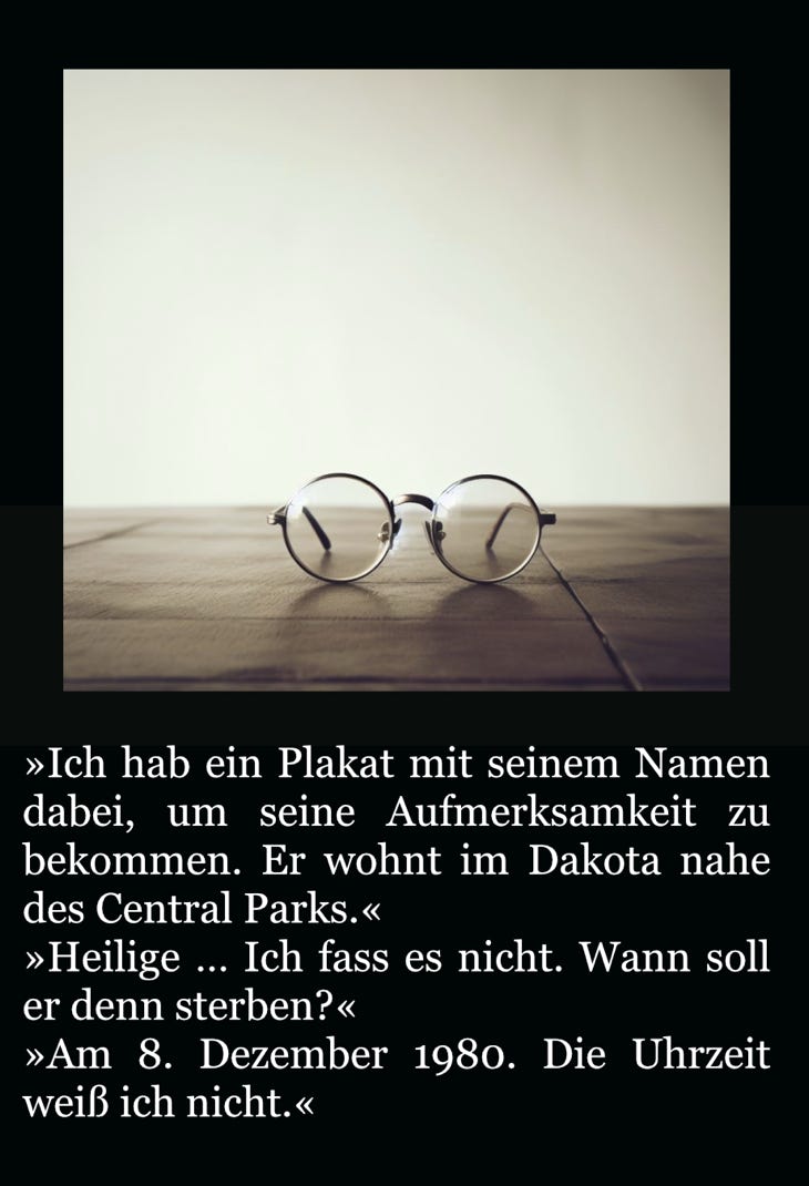 John Lennons Nickelbrille