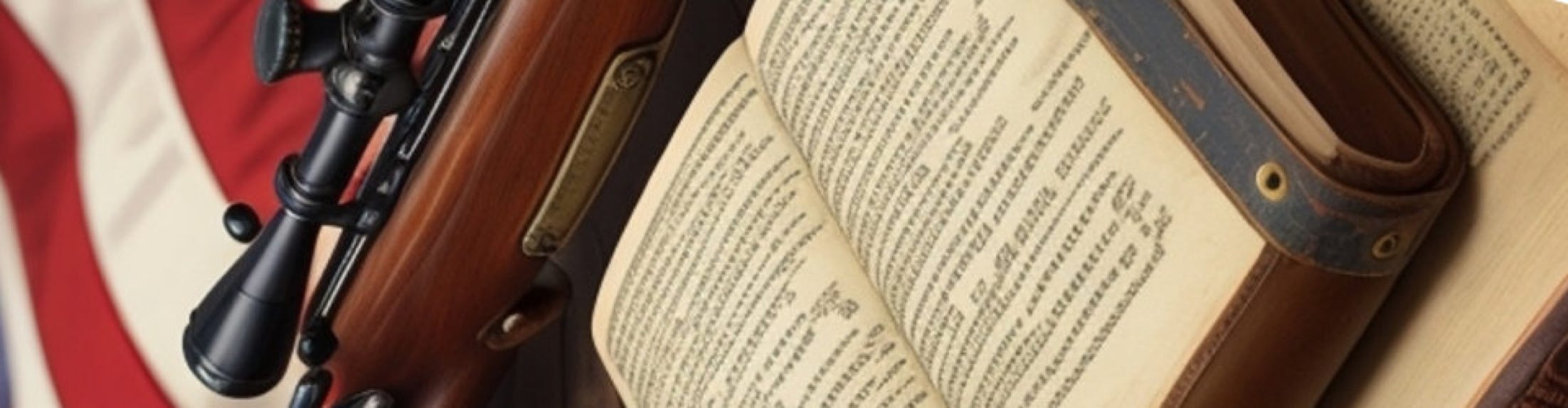 Gewehr und Bibel - darauf fußt Amerika! 